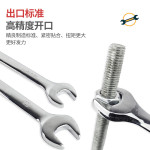 Dual-purpose fast ratchet wrench set double-headed plum blossom open-end wrench auto repair machine repair hardware tool board hand