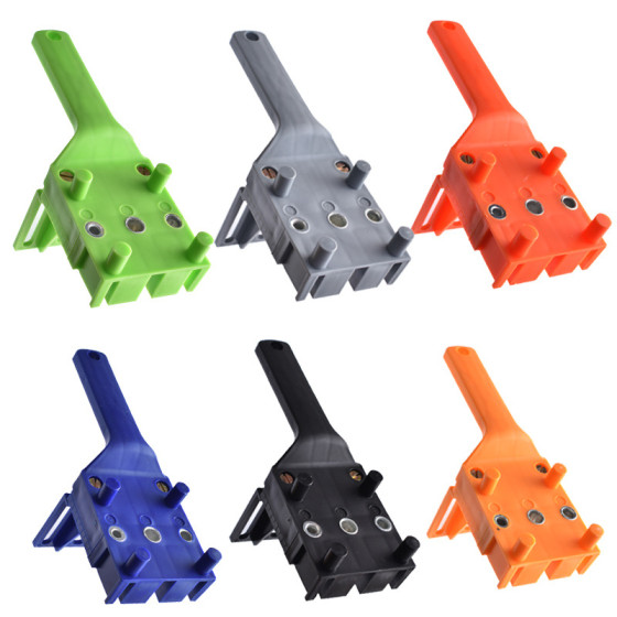 Woodworking hole puncher Wooden board drilling connection positioner Handheld wooden board straight hole puncher Wooden tool set